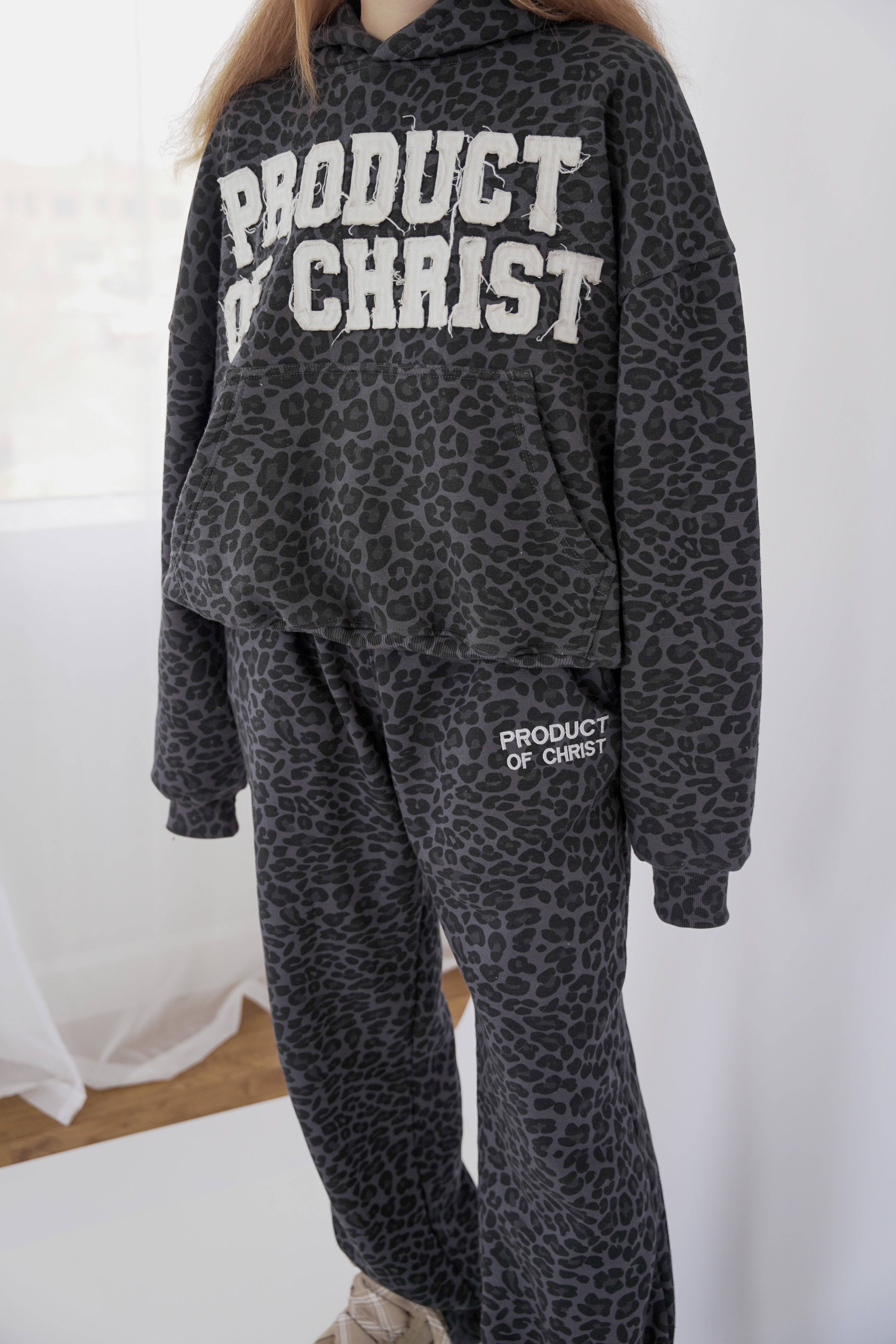 Black Leopard Hoodie