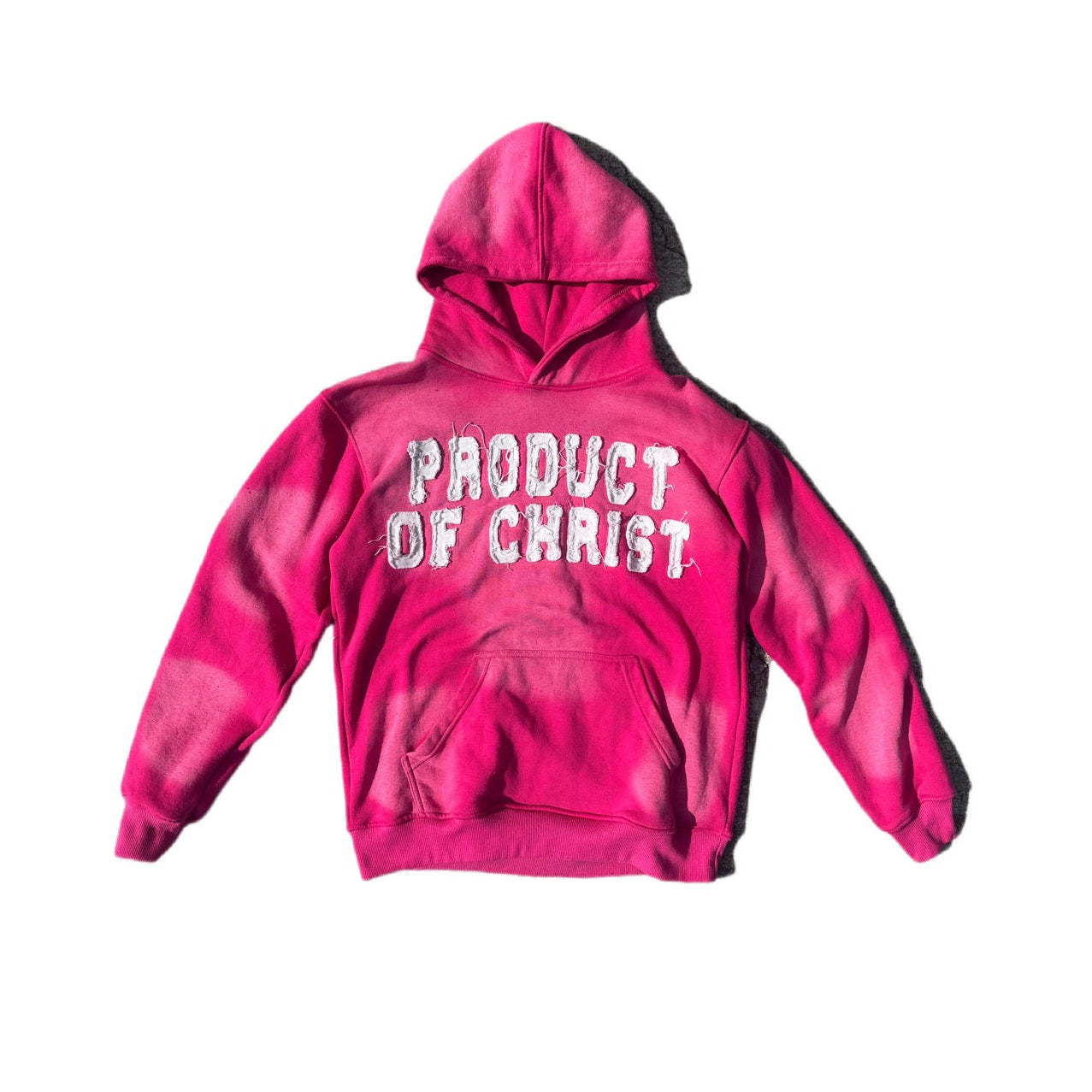 PINK PRODUCT OF CHRIST HOODIE