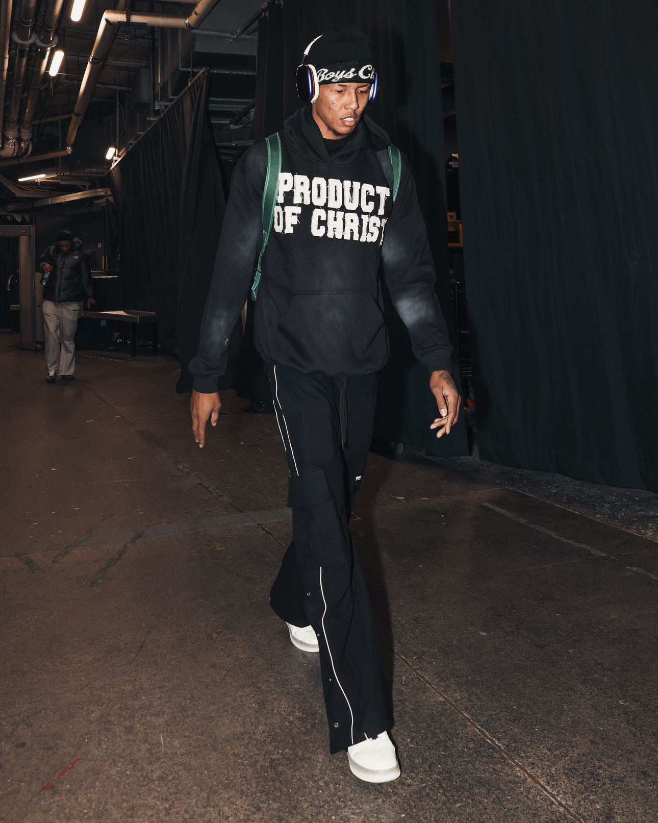 BLACK PRODUCT OF CHRIST HOODIE