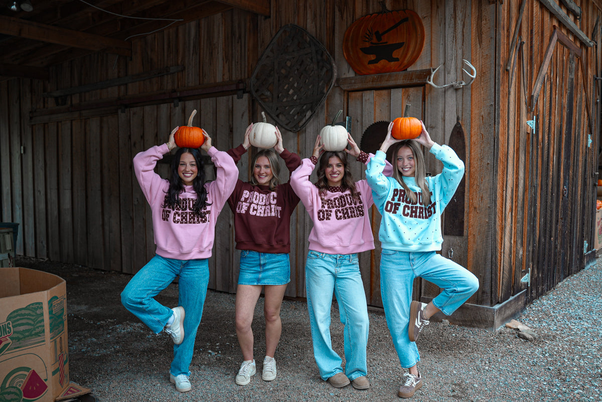 COCOA & BLUSH PRODUCT OF CHRIST MOCKNECK