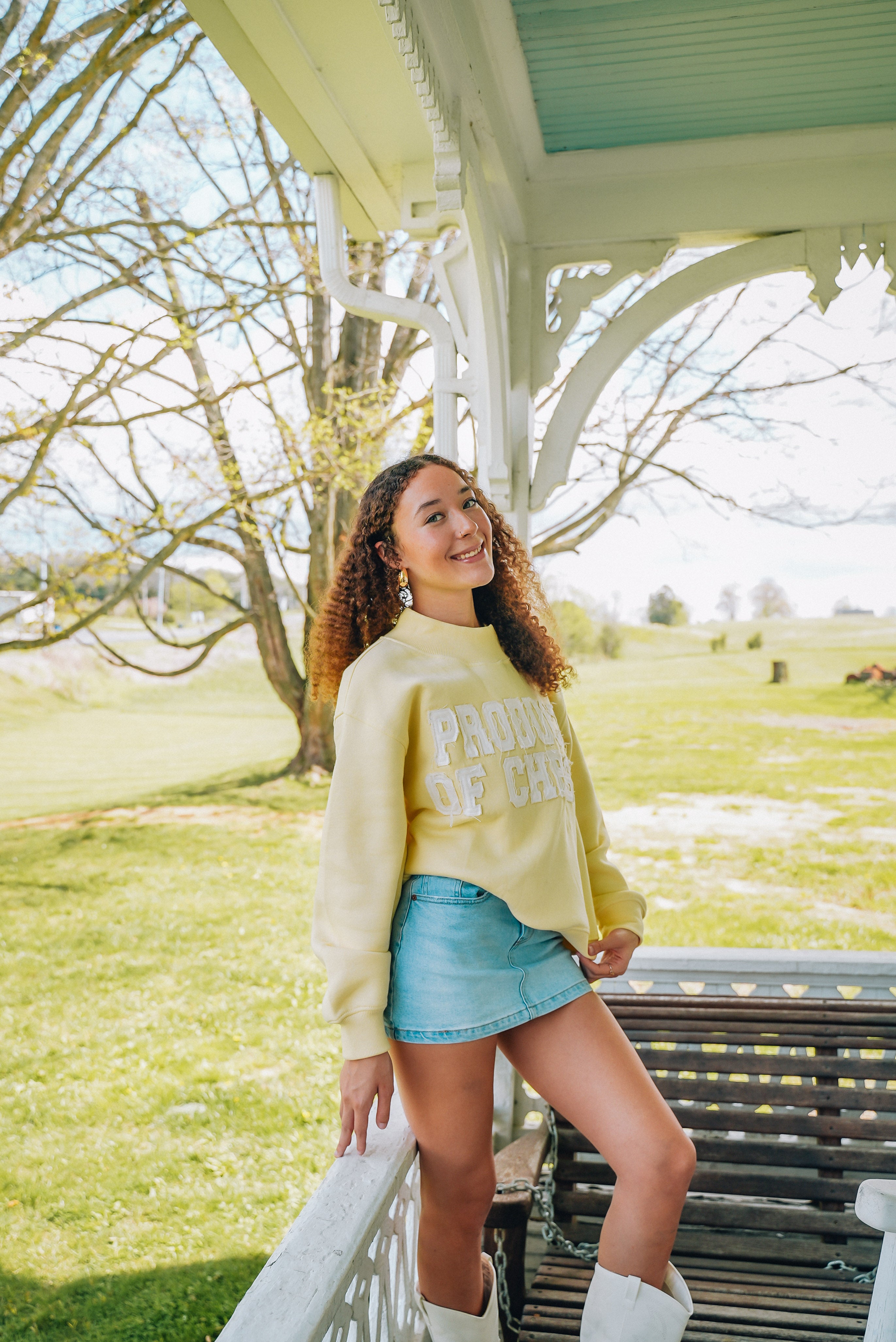 Butter Mist Mockneck