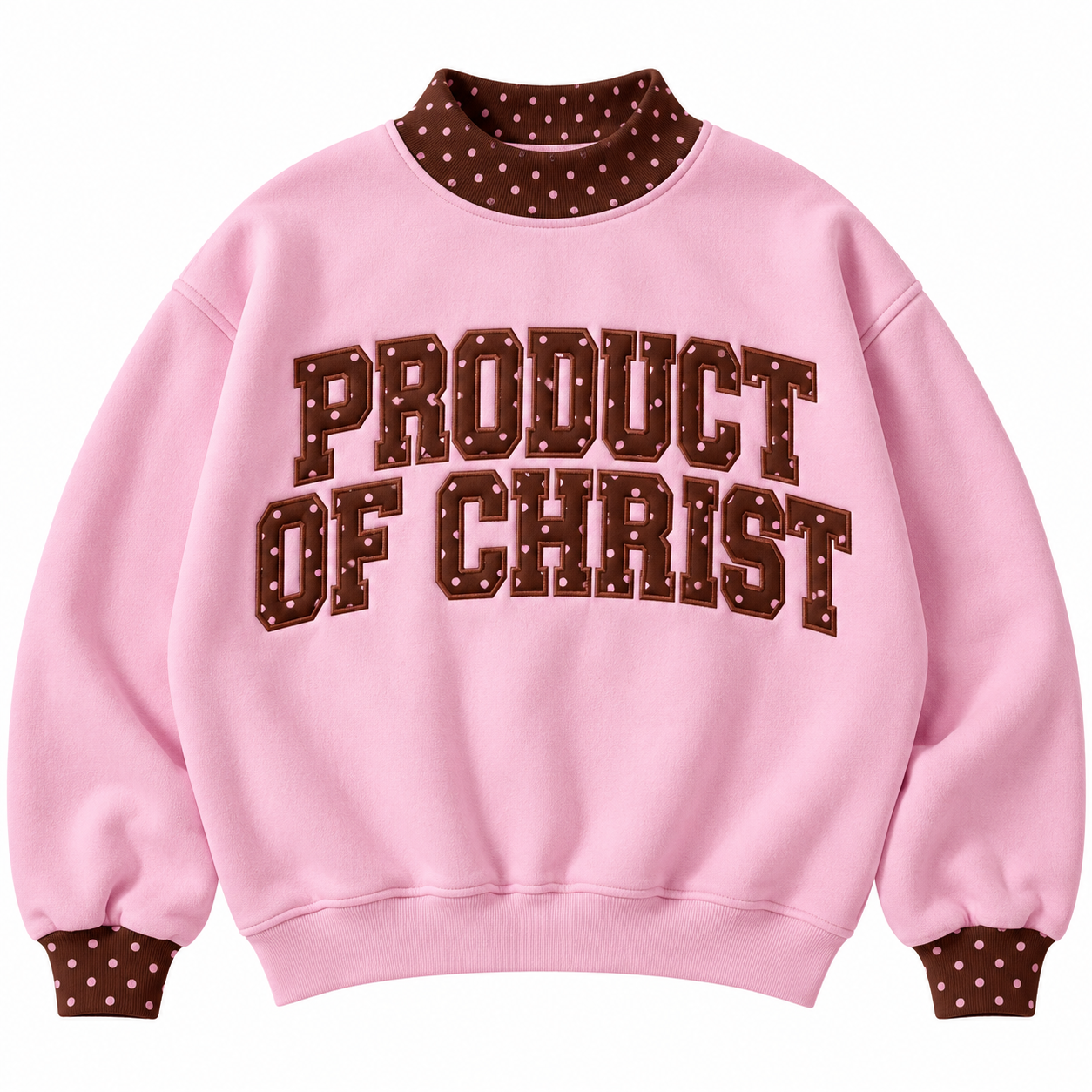 PUMPKIN PATCH DARLING PRODUCT OF CHRIST MOCKNECK