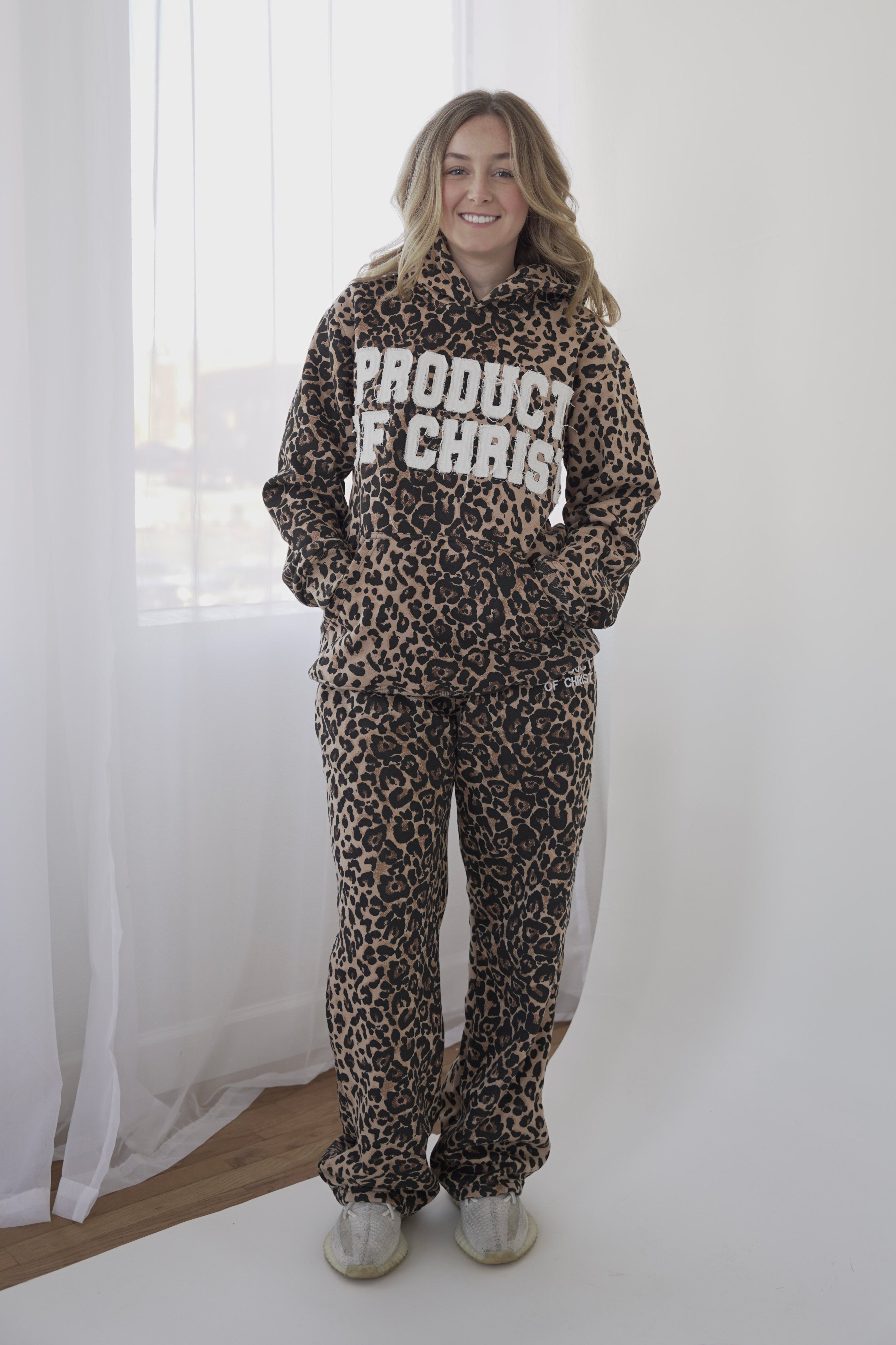 CHEETAH PRODUCT OF CHRIST SWEATPANTS