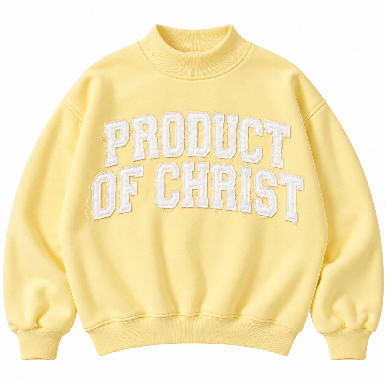 BUTTER MIST PRODUCT OF CHRIST CREWNECK