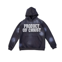 BLACK PRODUCT OF CHRIST HOODIE
