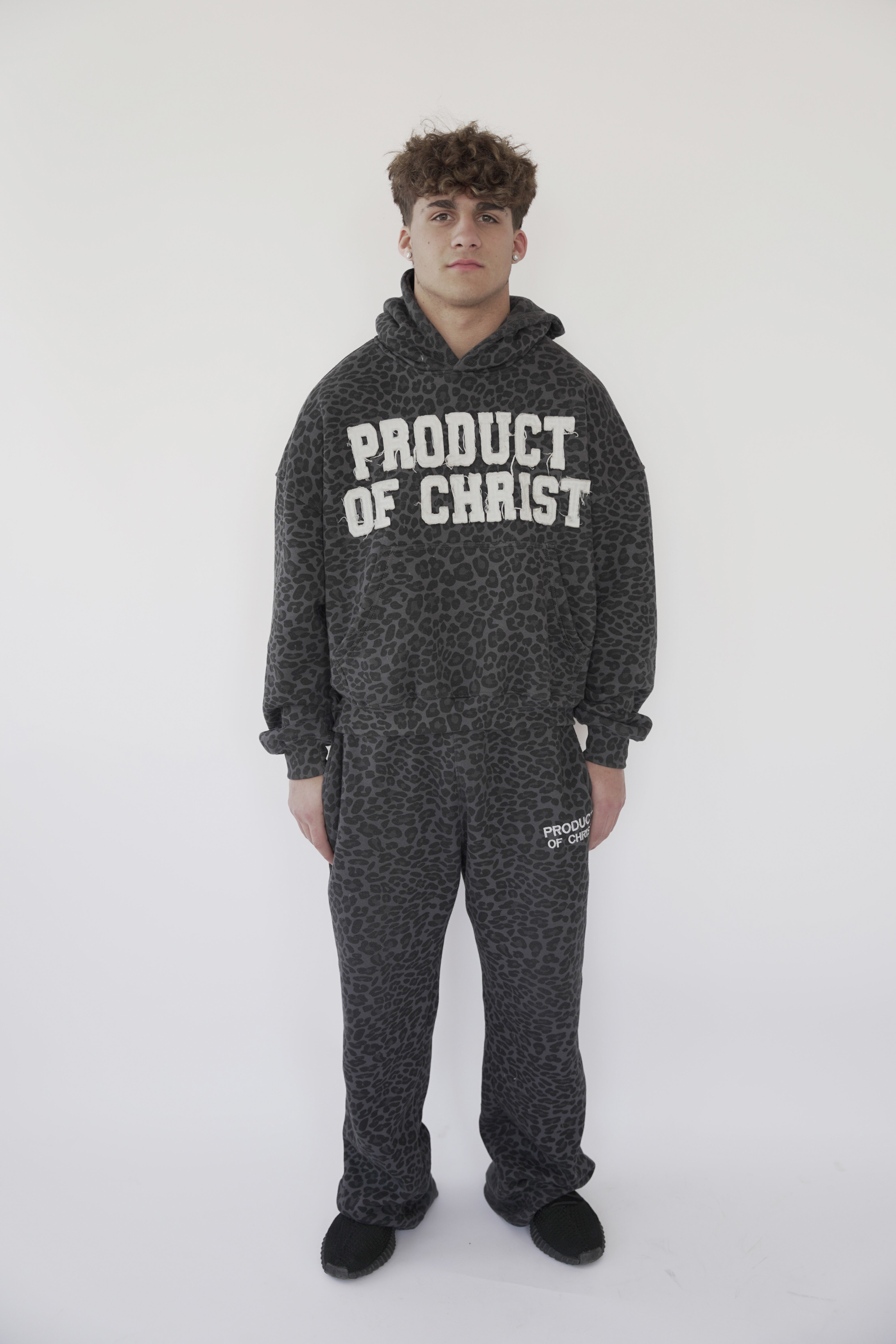 LEOPARD PRODUCT OF CHRIST HOODIE